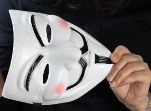 Careta característica de La Casa de Papel