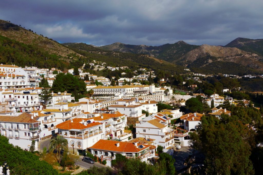 Vistas del pueblo desde lejos