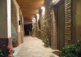 Patio por la noche