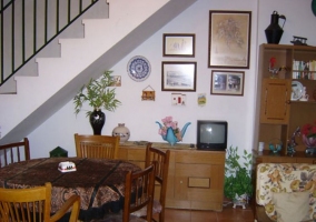 Chimenea en salón