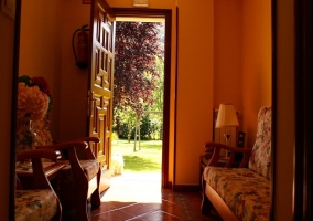 Entrada a la casa