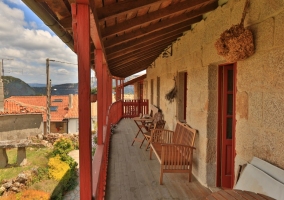 Terraza con vistas al pueblo