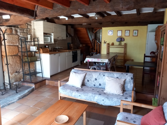 salon comedor y cocina