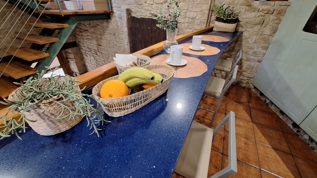 Detalle mostrador cocina 