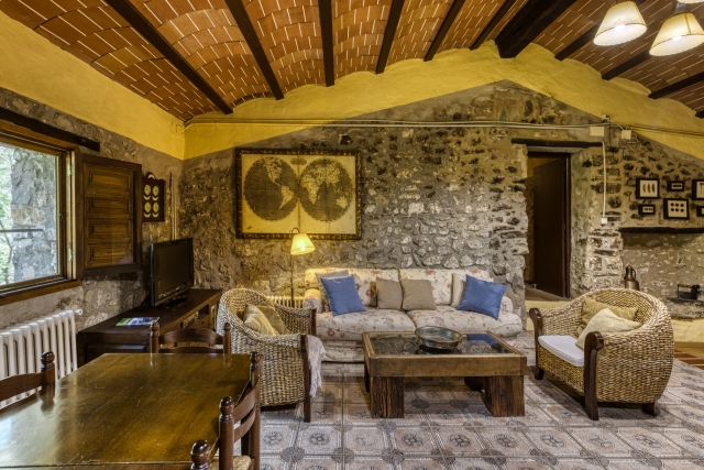 Sala amplia en piedra