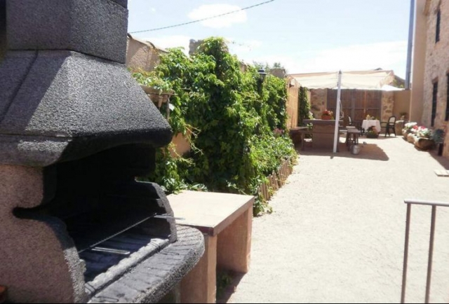 Vistas de la zona de barbacoa