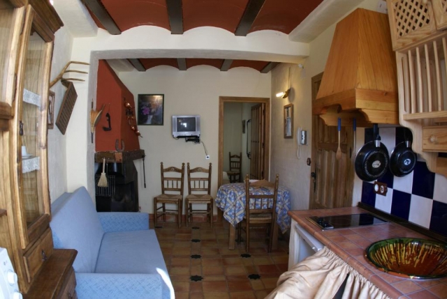 Cocina y sala de estar