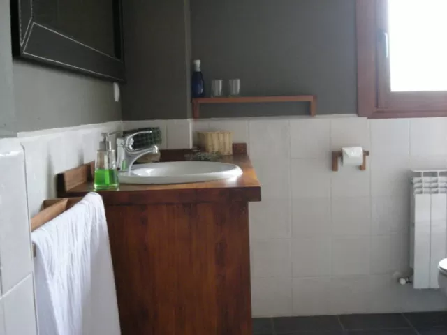 Room with two single beds