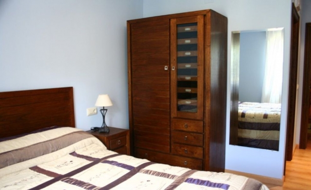 Habitación doble en azul — Hostal Rural Los Alisos