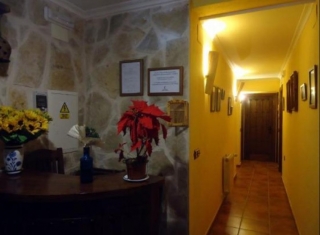 Pasillos en tonos amarillos