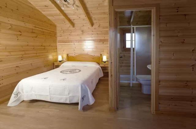 Dormitorio en el bungalow para 2