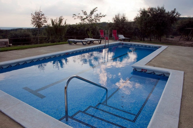 Escaleras de la piscina
