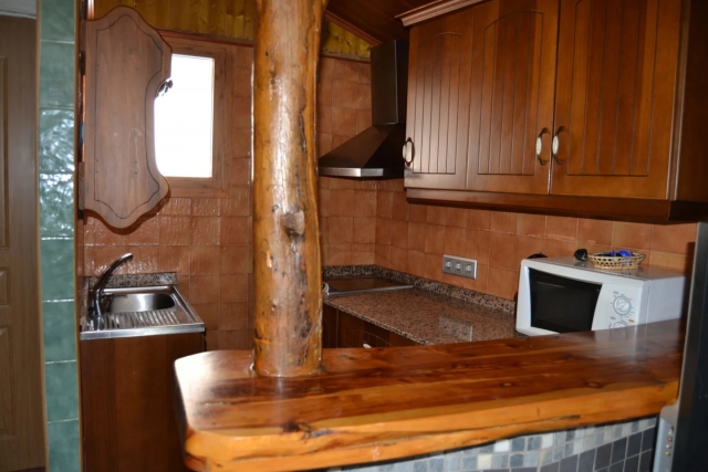 Cocina con barra