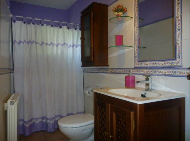 Interior bano con banera