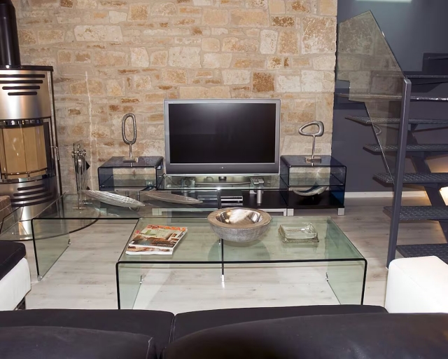 Sala de estar con muebles 