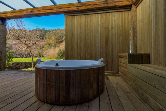 Sur amplio jacuzzi 