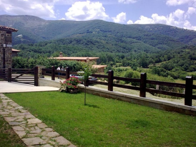 Vistas a la montana desde la casa rural