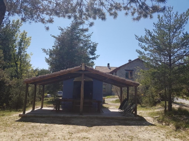 Vistas de la barbacoa 