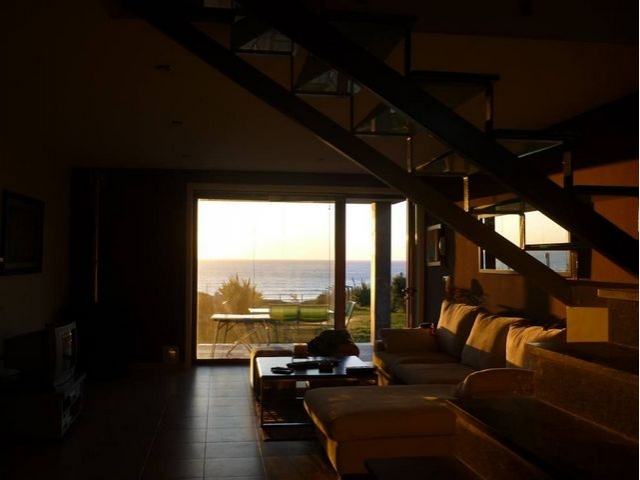 Salon con terraza al exterior