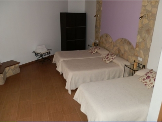 View of the living room where the kitchen