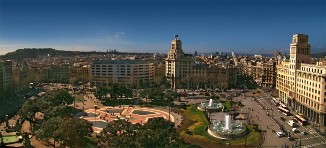 Vista Plaza de Cataluna
