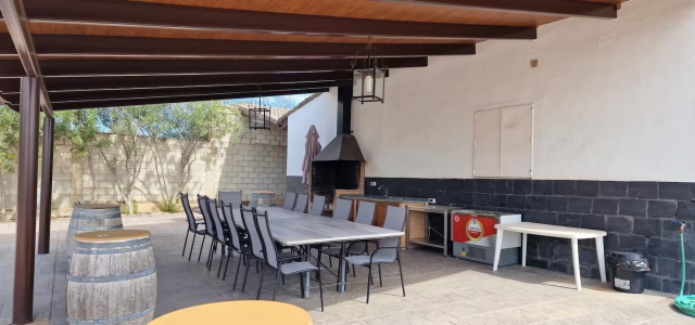 Vistas de la barbacoa