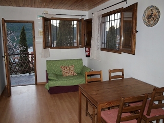 Salon comedor de la casa rural