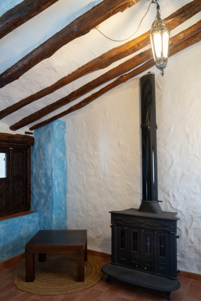 Chimenea en el interior