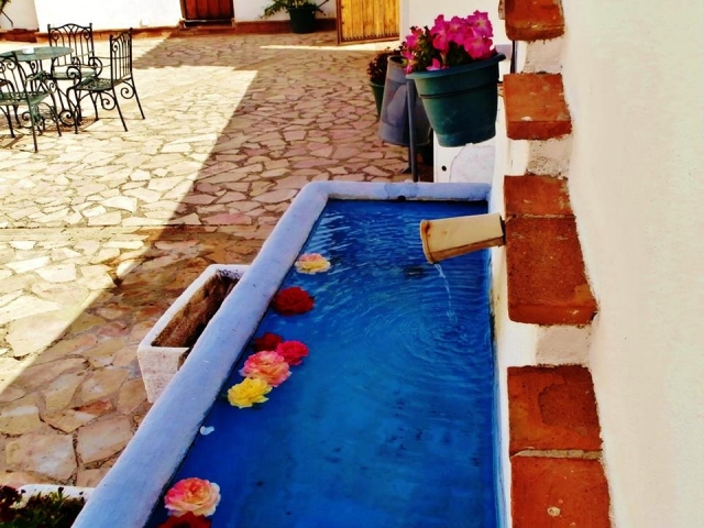 Fuente en el patio