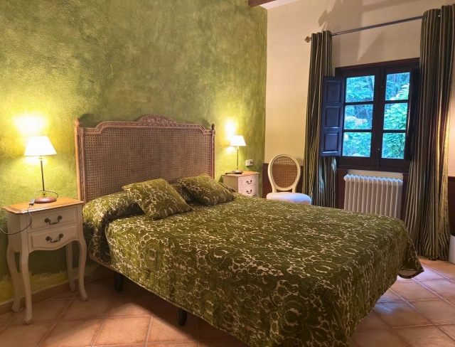 12 Cama amplia verde