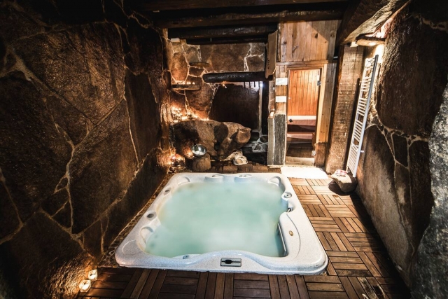 SPA agradable con burbujas