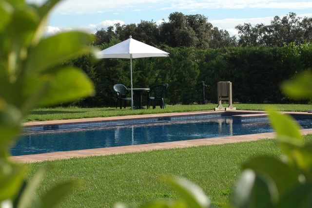 Acceso a la piscina