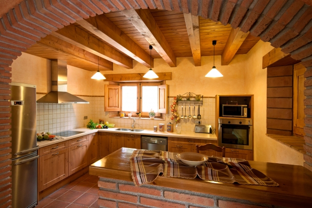 Cocina amplia 