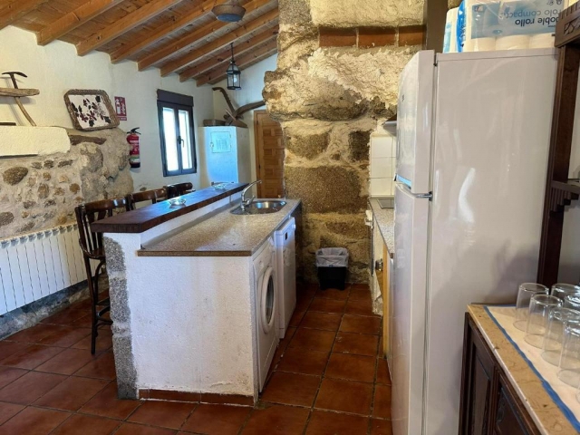 Cocina con encimera