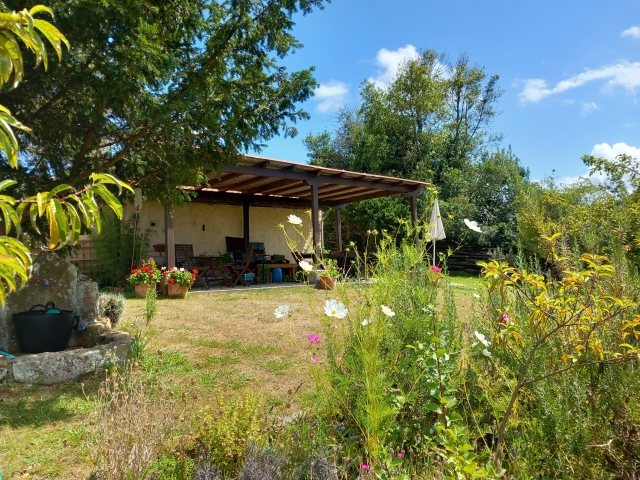 Jardin muy amplio y luminoso