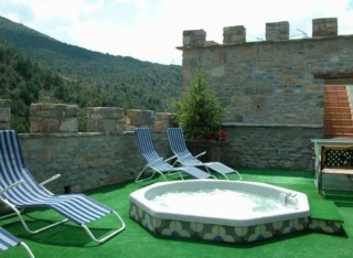 Jacuzzi en el exterior en la zona común