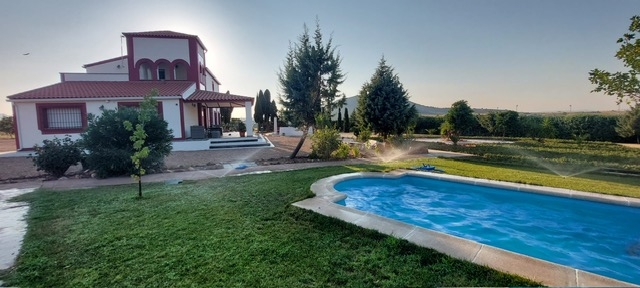 Piscina en el jardin