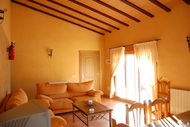Sala agradable con vistas