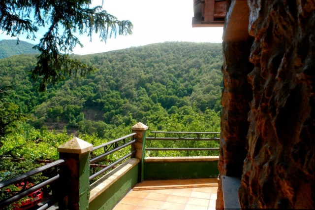 Terraza con vistas de la casa