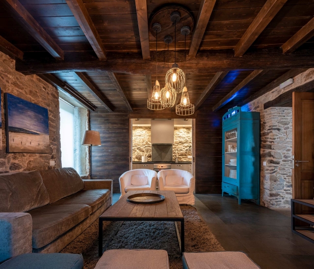 Sala amplia con cocina