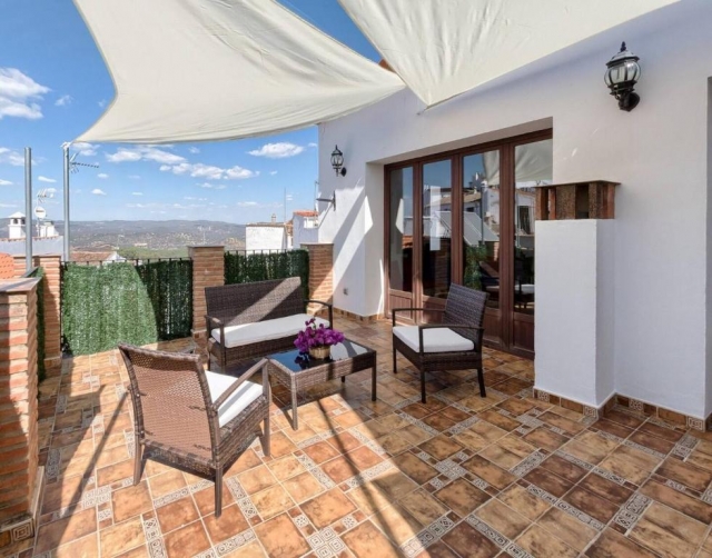 Acceso a la terraza