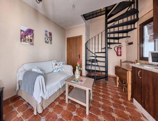 Sala de estar con cocina