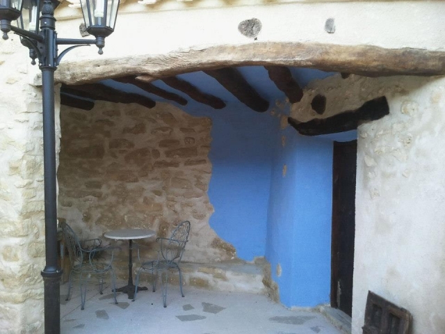 Patio con muebles de jardin