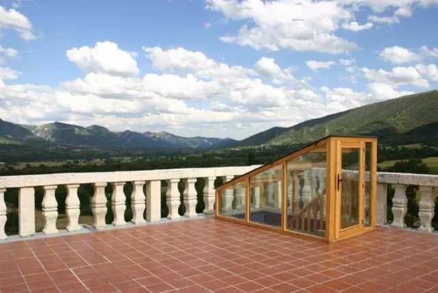 Terraza con vistas