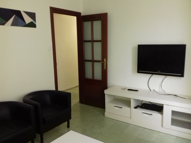 Salon con tele de plasma