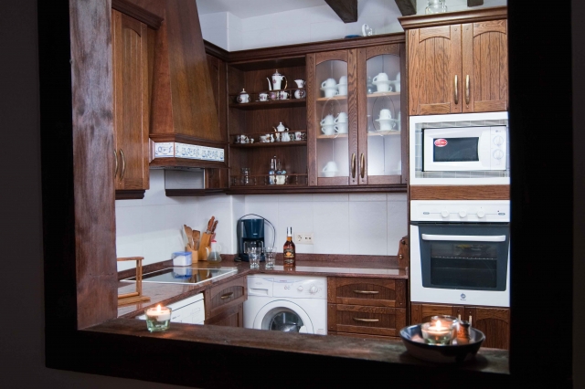 Cocina vista desde el office