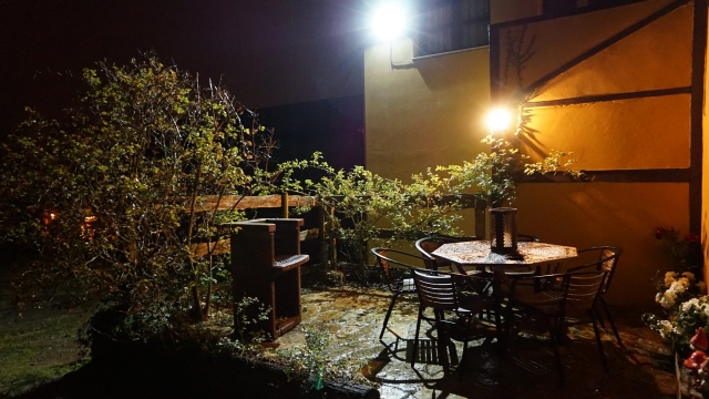 Vistas de la barbacoa