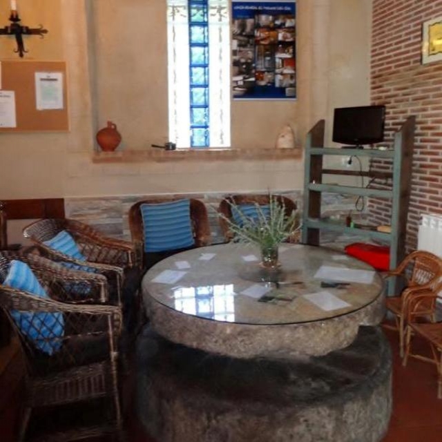 Sala de lectura de la vivienda