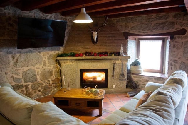Sala con chimenea 