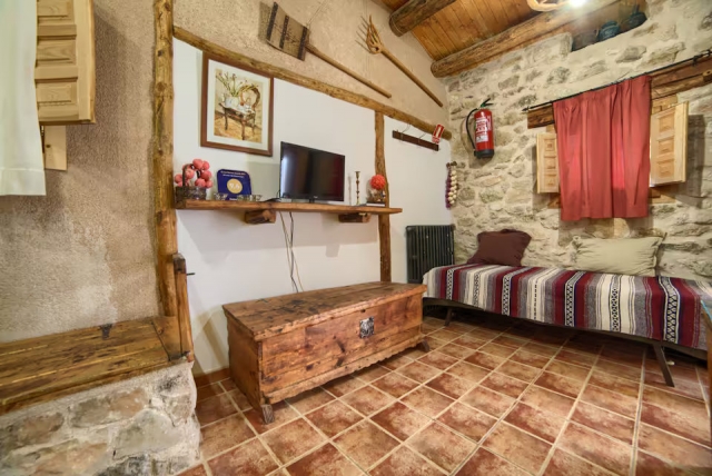 Sala de estar con detalles